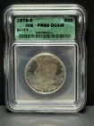 S Kennedy 1776-1976 Bicentennial 40% Silver Half Dollar 50c