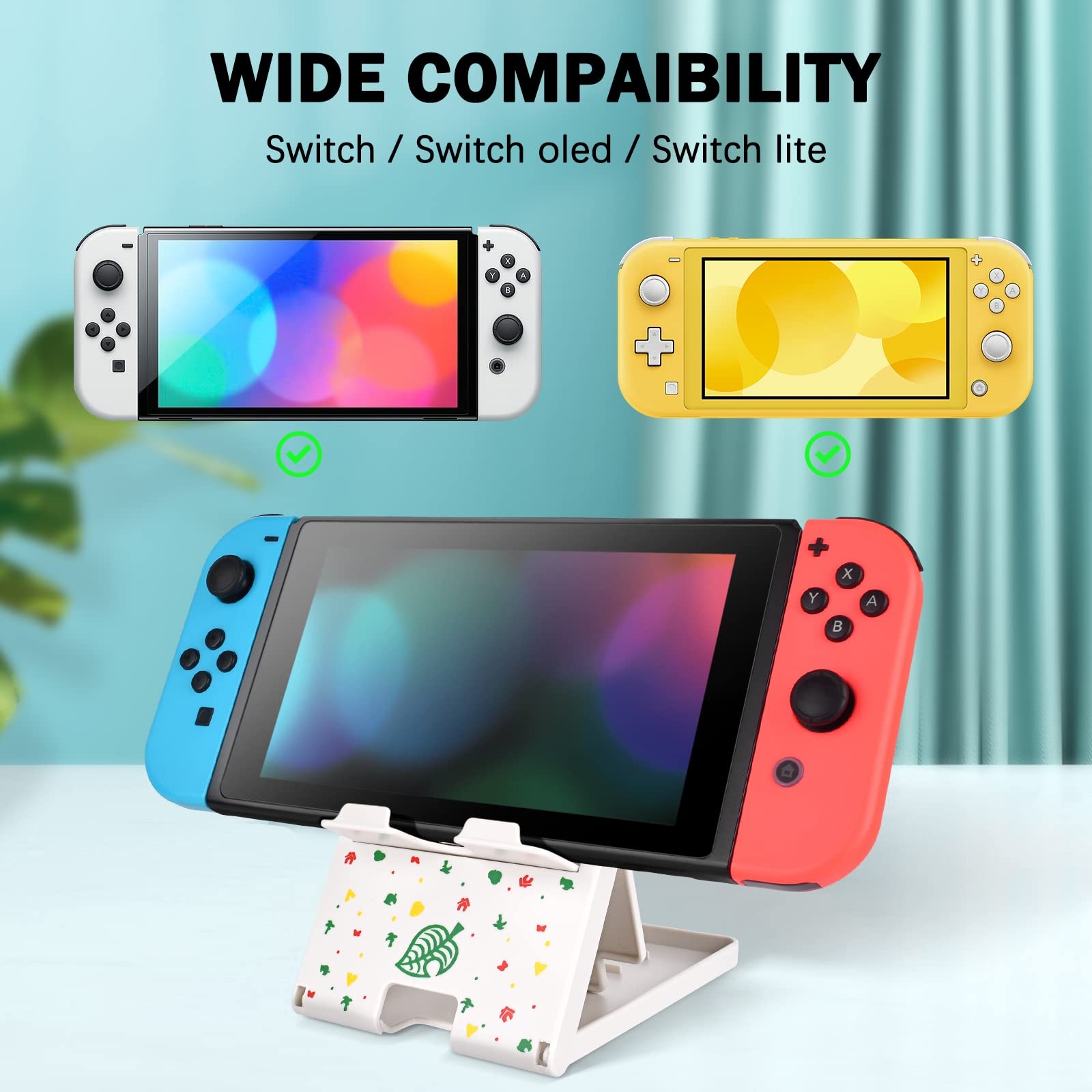 Support pour Switch et Switch Lite anti-surchauffe avec base stable en silicone