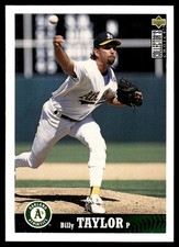 Billy Taylor 1997 Collector's Choice #414 Athletics MLB READ FREE SHIPPING