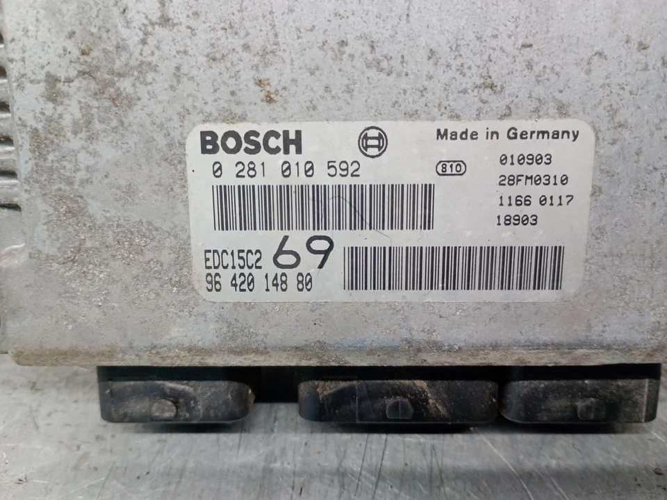 9642014880 CENTRALINA MOTORE / 0281010592 BOSCH / 5411691 PER PEUGEOT 306 BREAK - Immagine 4 di 4