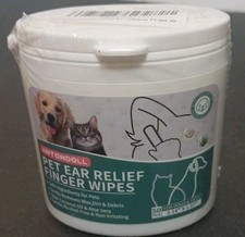 ANTONDOLL Pet Ear Relief Finger Wipes for dogs  cats 50 pcs.