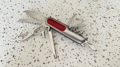 Stainless Rostfrei Multi Tool Camp Folding Knife ESP K&R ASI#63770 Knife,Scissor