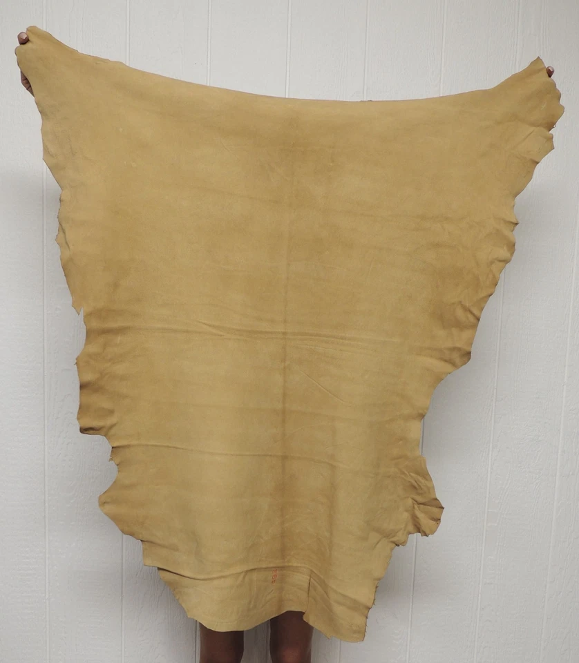 SMOKE BUCKSKIN Leather Hide for Native Crafts Laces Pipe Bags Regalia Pelt Skins - Image 4 of 4