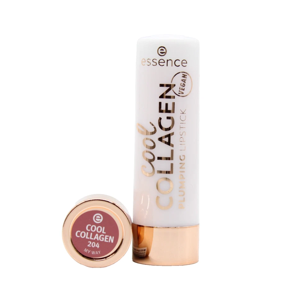 1x Essence Cool Collagen Plumping Lipstick Lippenstift 204 My Way 3,5g - NEU