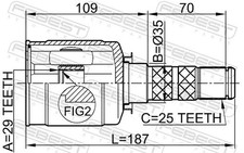Cardan Subaru B9 TRIBECA