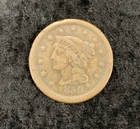 Photo of a 1850-P Large Cent from an eBay listing that sold on Jul 20, 2026