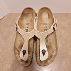 BIRKENSTOCK Women's Gizeh Birko-Flor color Graceful Pearl White Birko-flor SZ 39 — photo 2