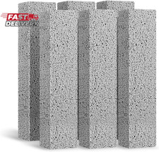 6Pack Pumice Stone for Toilet Cleaning Bowl Stick,Powerfully Cleans Hard Water R