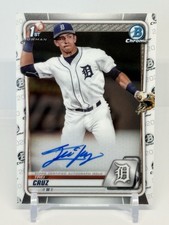 2020 Bowman Draft Chrome 1st Draft Picks Autograph #CDA-TC Trei Cruz RC Auto