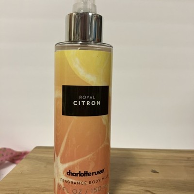 Charlotte Russe Royal Citron fragrance body mist spray 5 oz DISCONTINUED