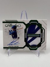 2023 Panini Flawless - Draft Patch Autographs Gavin Cross /5 Gold