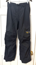 Mountain Hardware Conduit Waterproof Nylon Pants Full Side Zip Black Mens Small