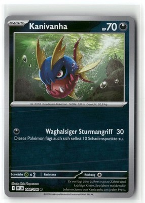 Pokemon Paldea Fable Kanivanha #060/094 Reverse Holo DE