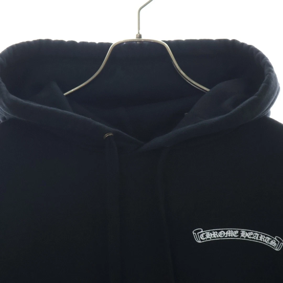 Felpa con cappuccio CHROME HEARTS MARINA ABRAMOVIC maglione stampa logo posteriore nero usata 32d2c7