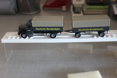 Brekina MAN F 8 HZ Pr/Pl grau '' Deutsche Bundesbahn '' OVP