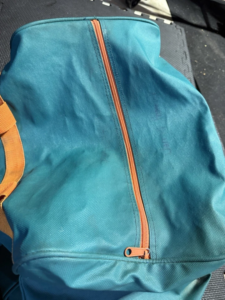 Bolso de Lona De Colección Miami Dolphins Equipo NFL Correa para el Hombro Verde Azulado Foto 4 de 4