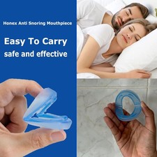 Honex Anti-Snoring Mouthpiece Reusable Snore Stopper Sleep Aid Device 1 Piece