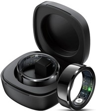 R6 Smart Ring Charging Case Health Sleep Monitor Fitness Tracker IP68 Size 10