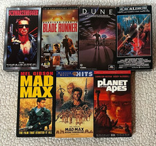 Lot of 7 VHS Tapes Sci-Fi Fantasy Science Fiction Dune Mad Max Blade Runner.....