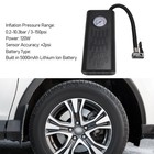Portable Tire Inflator Convenient Use Precise Inflation Pressure Display