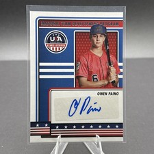 2023 Panini USA Baseball Stars & Stripes Owen Paino Auto Foil Rookie
