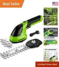 Lightweight 7.2V Cordless Grass Cutter & Hedge Shear - USB-C Rechargeable