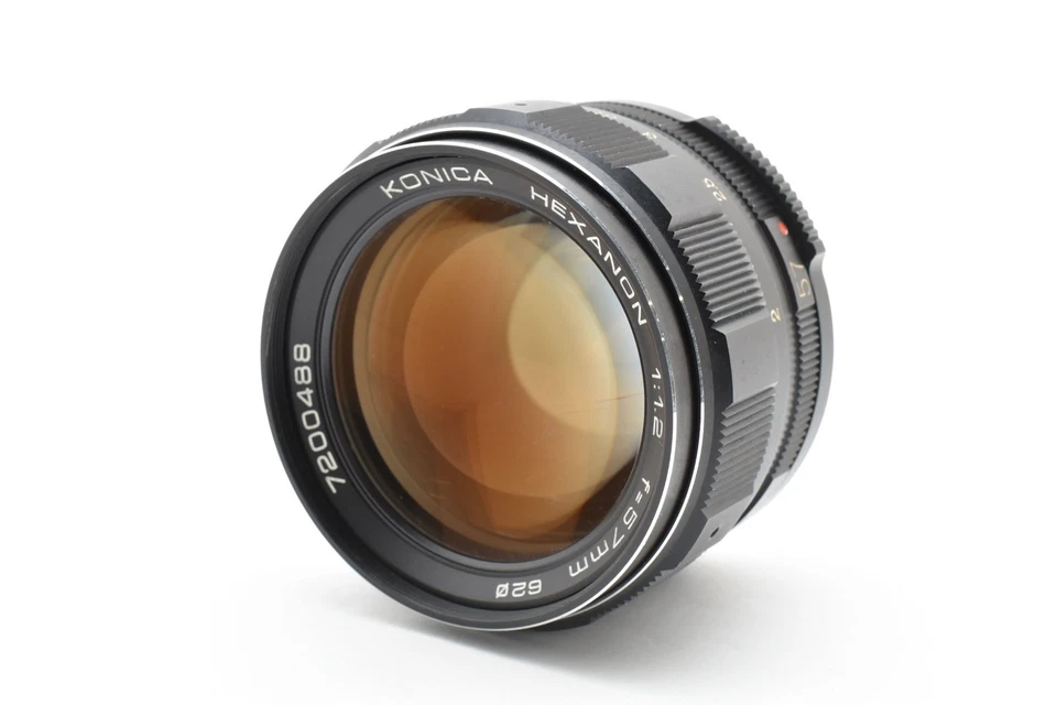 【N MINT 】 Konica Hexanon AR 57mm f/1.2 MF EE Black Lens From JAPAN - Image 2 of 4