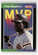 1989 DONRUSS #BC-20 TONY GWYNN BONUS MVP'S SAN DIEGO PADRES