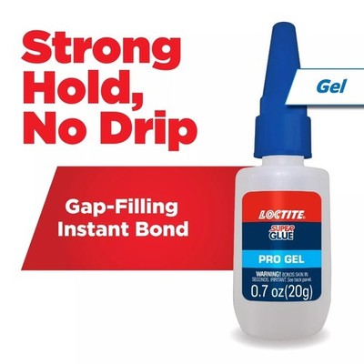 Professional Super Glue Gel Quick Setting Adhesive Strong Bond for Crafts