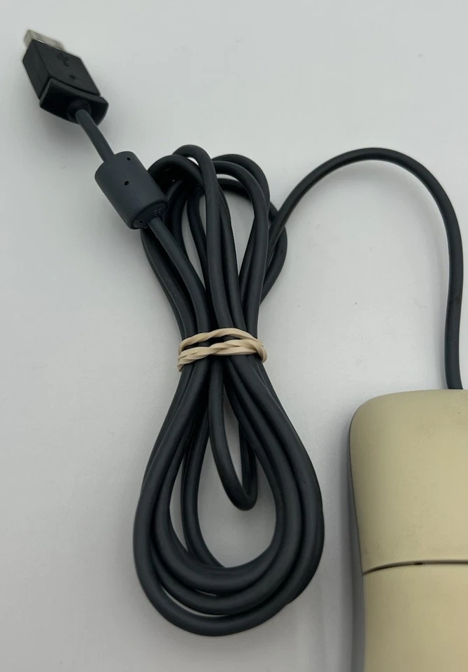 Microsoft Optical USB & PS/2 Compatible Wheel Mouse Wired X08-70400 Tested GUC - Image 3 of 4