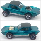 Hot Wheels Redline 68 US Sharp Aqua Python Champagne Interior Nice