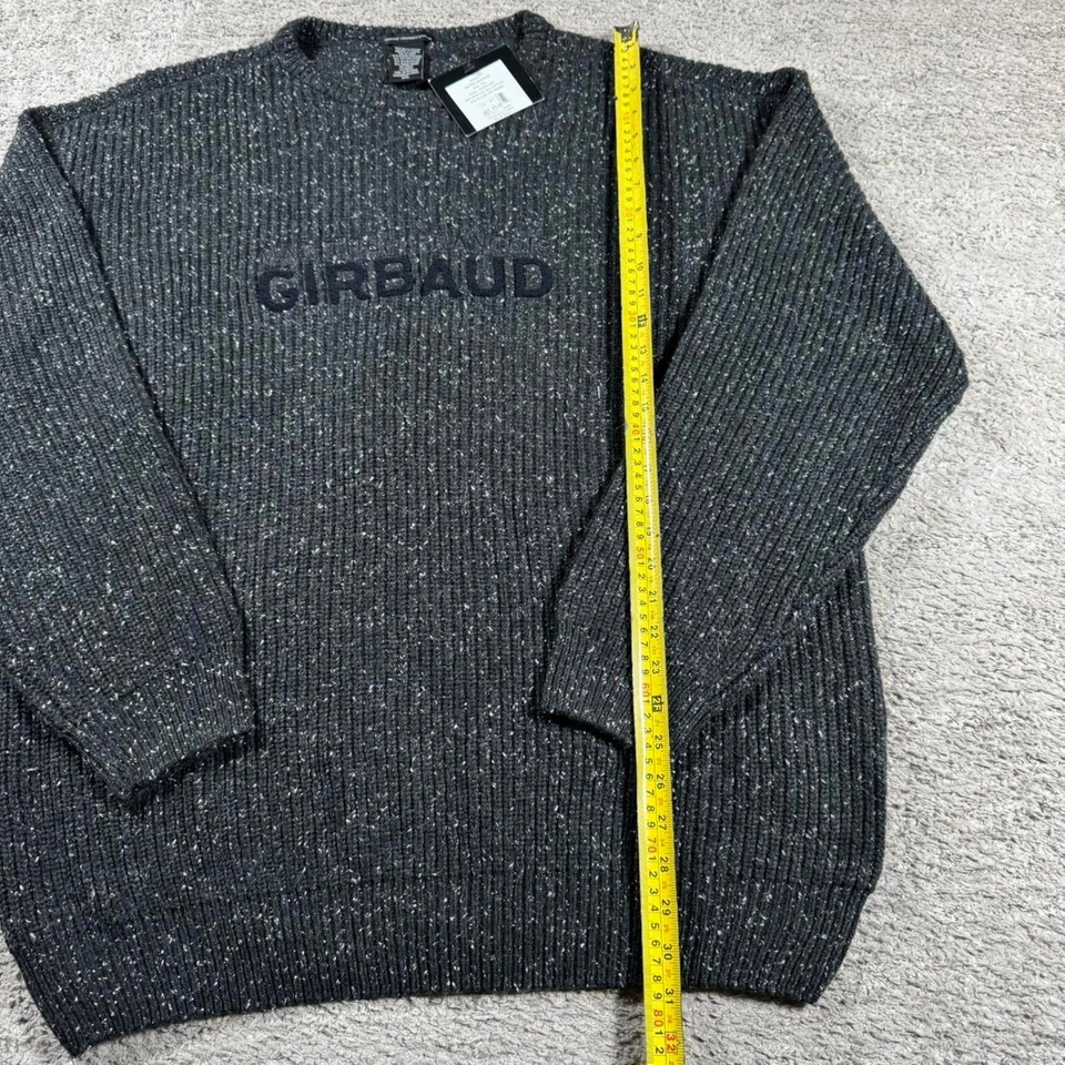 Suéter Grunge Vintage Nuevo Con Etiquetas Marithè Francois Girbaud Deletrear Lana Tejido Sudador Foto 3 de 4