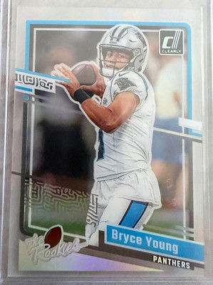 Panini 2023 Clearly Donruss Clearly the Rookies Bryce Young #13 Holo 25/25
