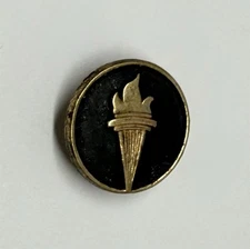 Vtg Liberty Victory Torch Standard Oil Service Lapel Pin (P111)