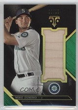 2016 Topps Triple Threads Unity Single Jumbo Relics Emerald /18 Mike Zunino t8i