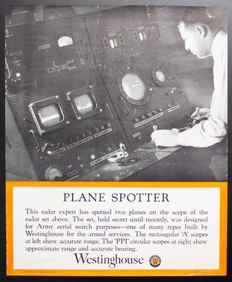 1946 Westinghouse Plane Spotter Aircraft Radar System
