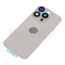 For Apple iPhone 16 Pro Back Glass Back Cover Battery Cover White