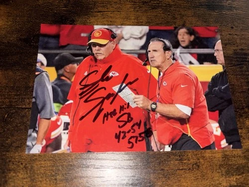 Kansas City Chiefs STEVE SPAGNUOLO Signed 4x6 Photo NFL FOOTBALL AUTOGRAPH
