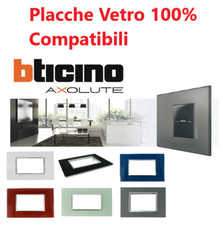 PLACCHE IN VETRO COMPATIBILI BTICINO AXOLUTE