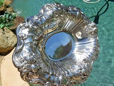 FRANCIS 1 STERLING SILVER REED & BARTON 1953 FOOTED DISH BOWL GREAT LARGE X566F