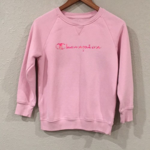 Champion Mädchen Gr. XL Pull Over Pink Logo Sweatshirt Activewear