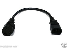 IEC Male to Edison Style Female Power Cord Adapter