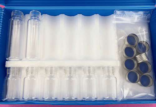 CTC Analytics Headspace Vial Transport Teaching Kit 20ml 10ml Magnetic Screw Cap - Picture 4 of 4