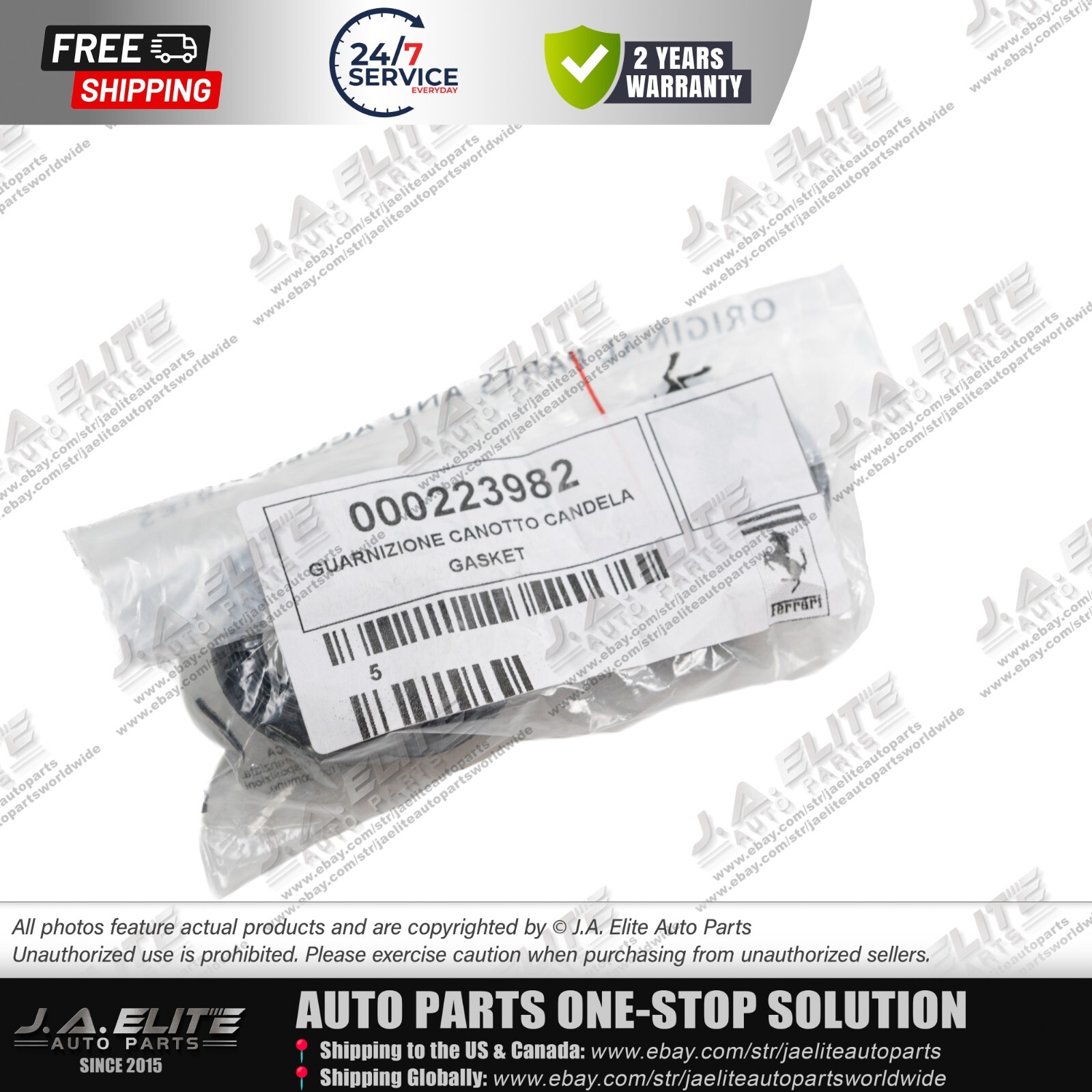 Maserati GranTurismo 2008 Spark plugs 4 pcs P/N 223982