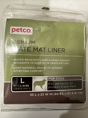 PetCo Premium Crate Mat Liner - Fits L-Size Crate Mats