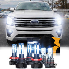 For Ford Expedition Sport Utility 4-door 2019-2021 Led Headlight Fog Light Bulbs