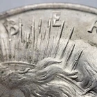 1923 $1 Silver Peace Dollar - VAM-2 Doubled Tiara Rays Top-50 - BU - D5946