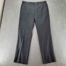 Chaps Pants Mens 38x32 Gray Dress Slacks Golf Casual Mid Rise Lightweight Pocket