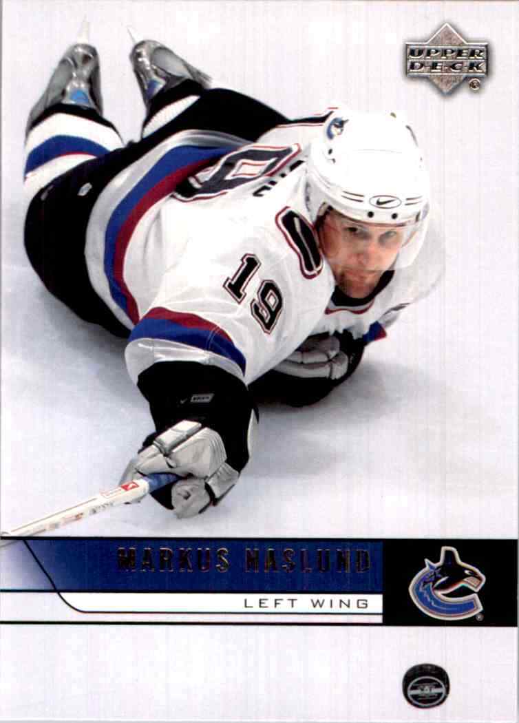 2006-07 Upper Deck Markus Naslund #188 | eBay