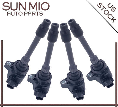 4Pcs Ignition Coils For Honda Civic 2016-2020 CR-V 2017-2020 1.5L 30520-59B-013